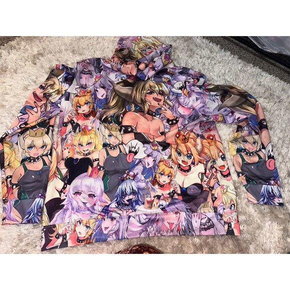 Neko Girl Anime Hoodie size L - Picture 4 of 4